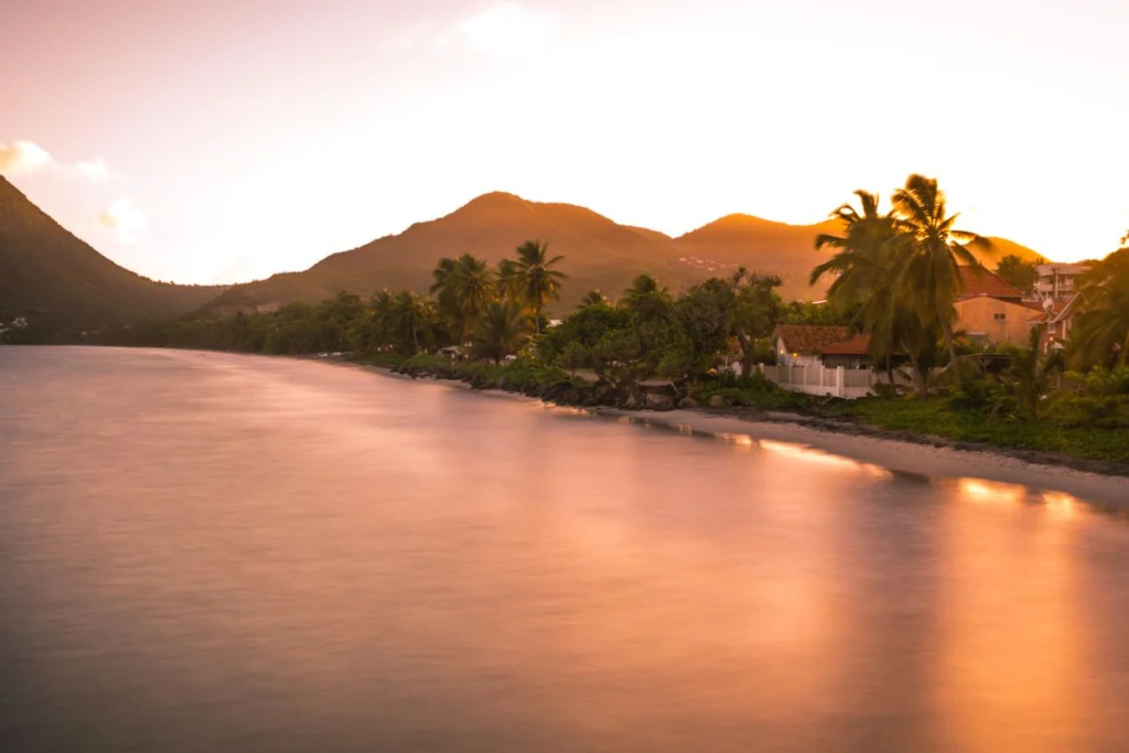 Antilles coucher de soleil