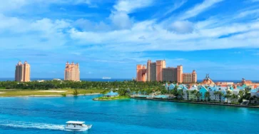 Front de mer aux Bahamas pour illustrer la question de la sécurité